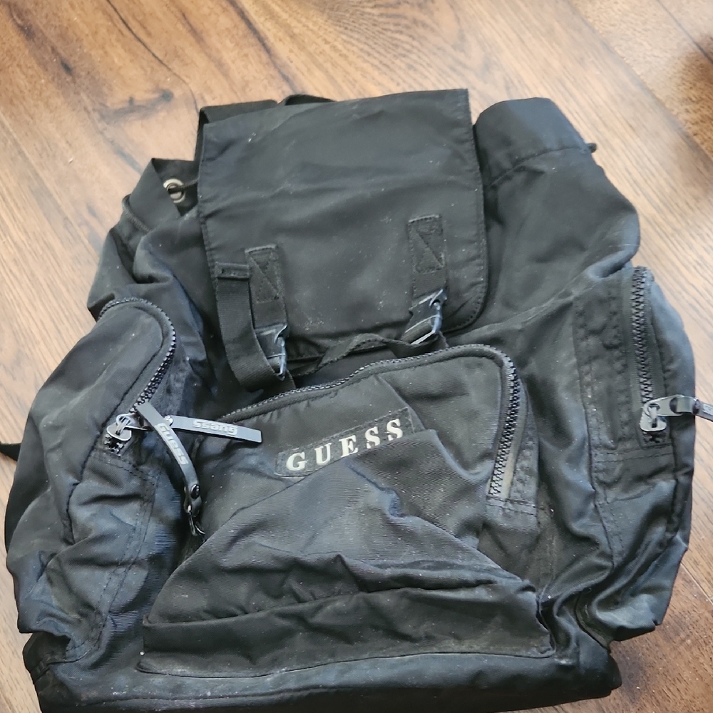 GUESS Charcoal Black Men's Backpack